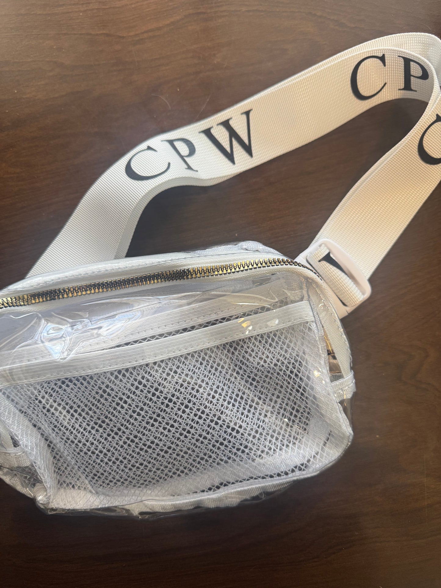 Clear crossbody bag